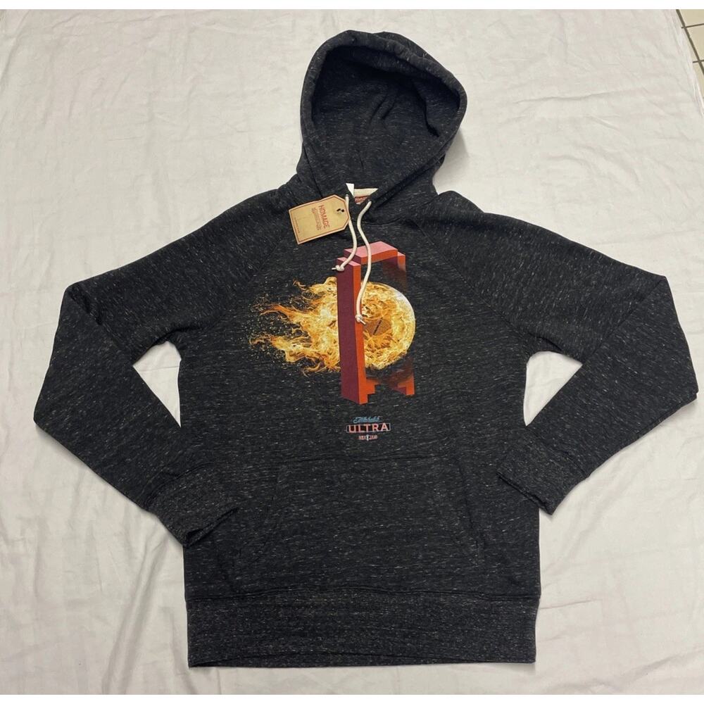 NBA Jam Hoodie Sweatshirt Michalob Ultra Homage M Dark Gray NWT